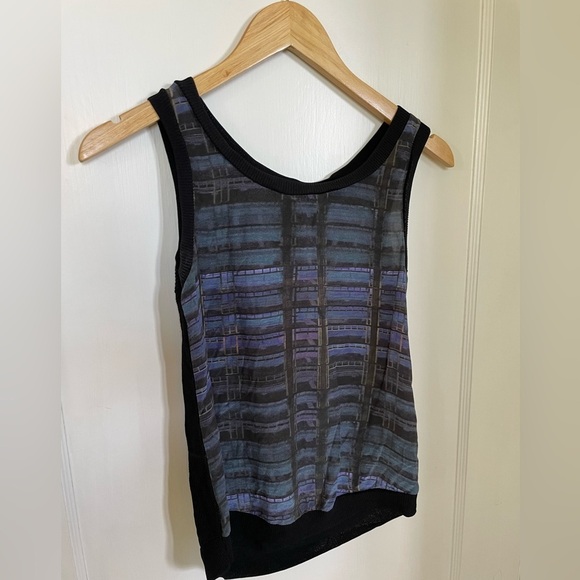 Theysken’s Theory Kame D Yashet watercolor sleeveless top - Picture 3 of 5
